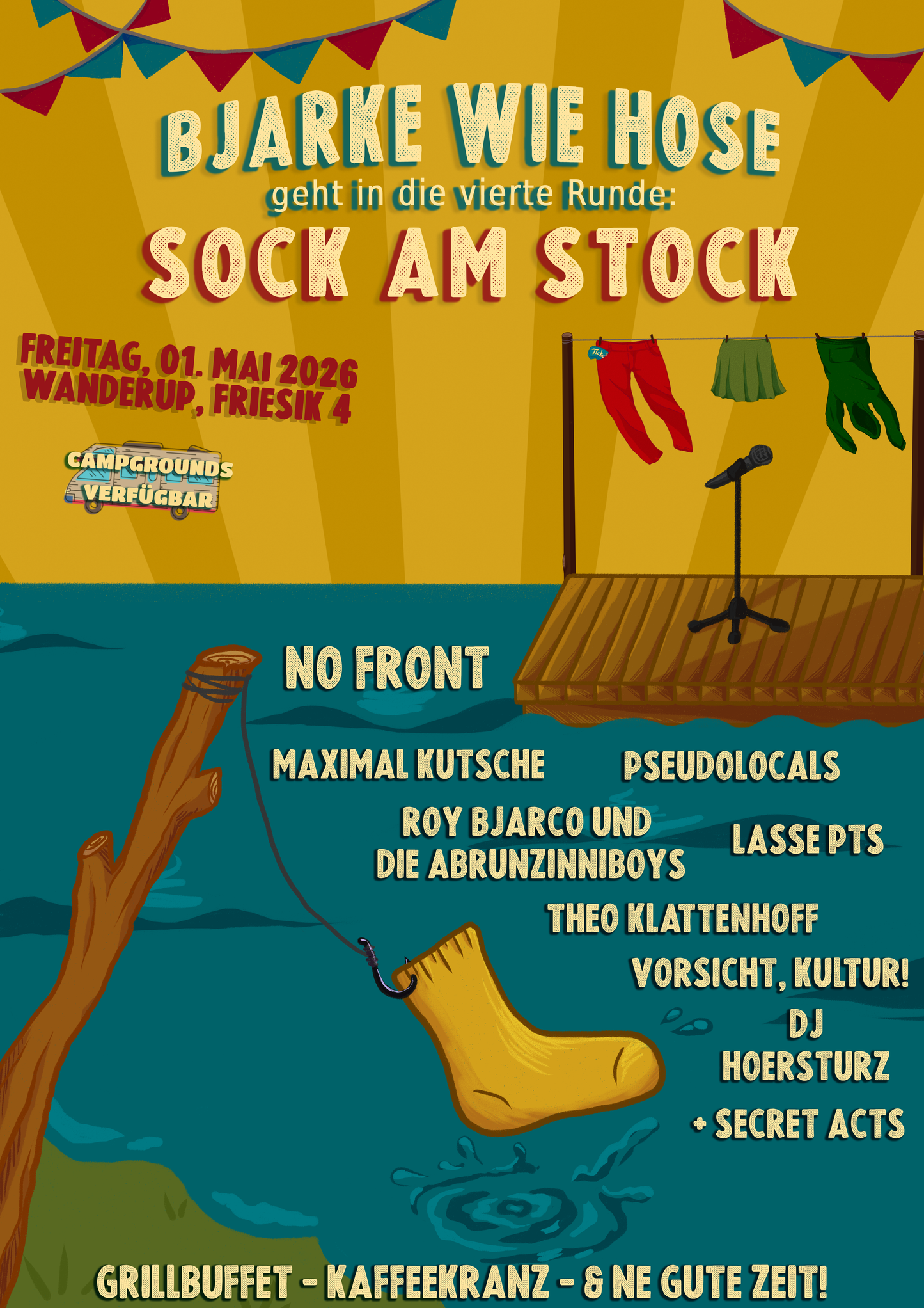 Bjarke wie Hose 2026: Sock am Stock